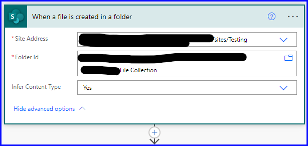 Power Automate When a File is Created in a Folder in SharePoint