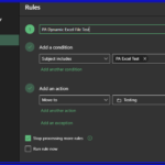 Setup Email Rule In Microsoft Outlook Online