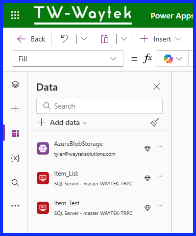 Power Apps Connections