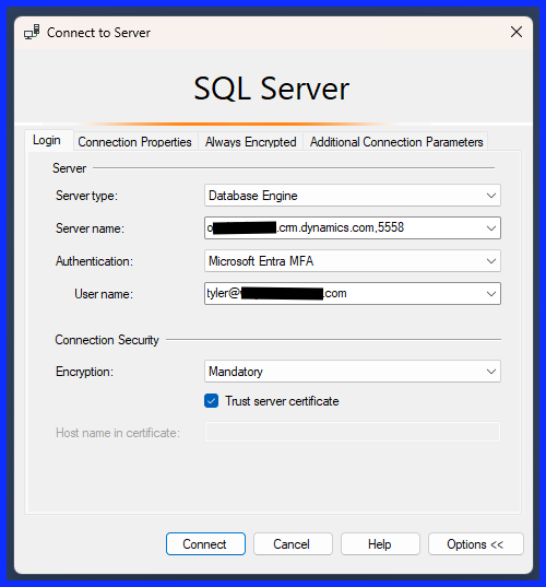 SQL Connection