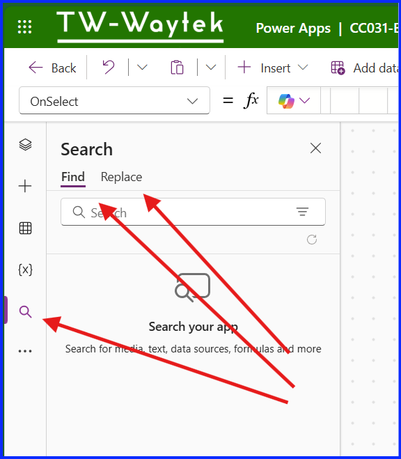 Canvas Apps Global Search Tool